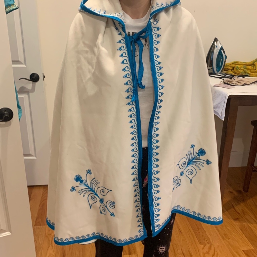🌟SALE🌟Hand made poncho with hood ONE SIZE FITS ALL